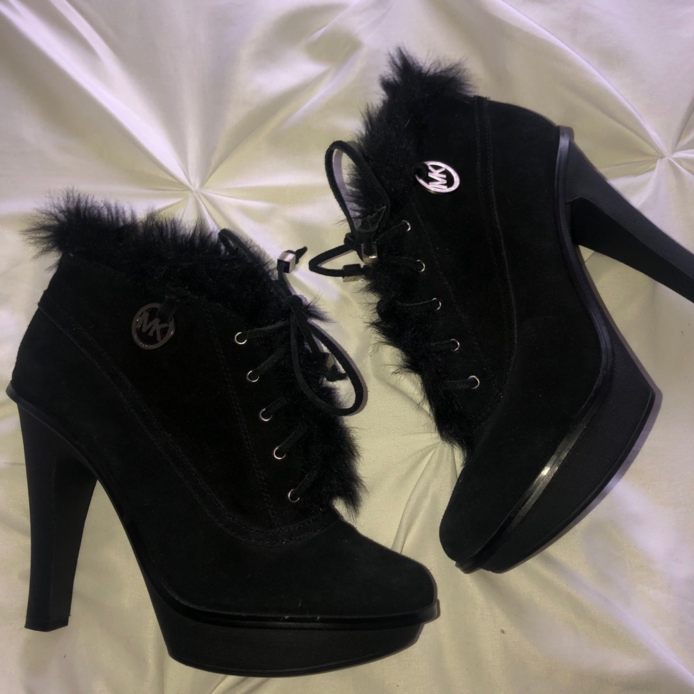 Furry Michael Kors Booties